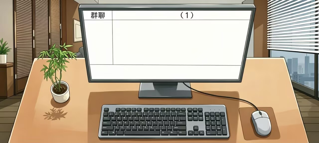 电脑群聊视角2